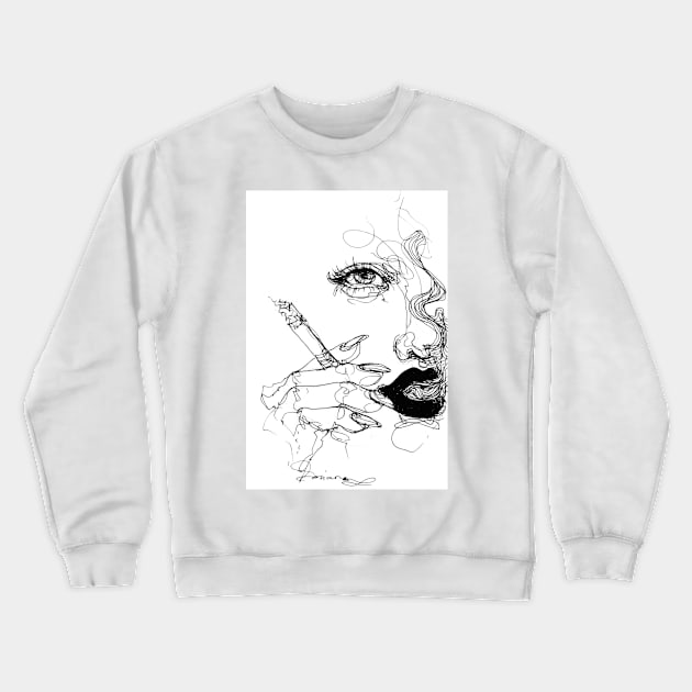 Smoke Crewneck Sweatshirt by xxdoriana